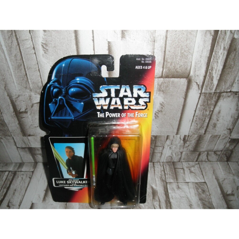 NEW 1996 VINTAGE, by KENNER, STAR WARS THE POWER OF THE FORCE "LUKE SKYWALKER"